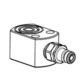 3D-Technische Zeichnung der Hydraulikzylinder Type CLF50-10 bis CLF450-15