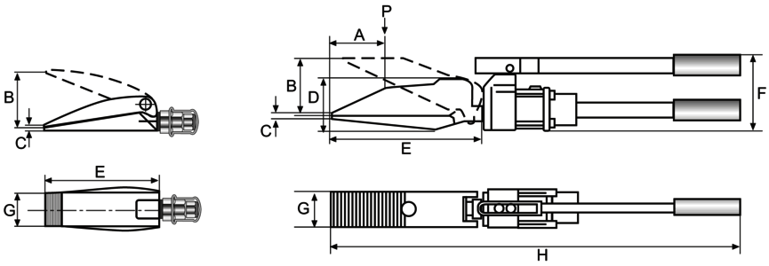 Technical drawing of Type HS Technical drawing of Type HS
