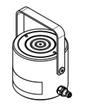 3D-Technische Zeichnung der Hydraulikzylinder Type CLF670-45, CLF1000-40 und CLF1100-40