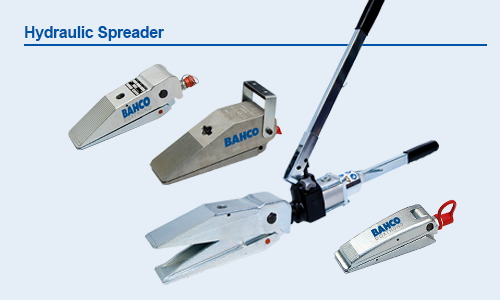BAHCO Hydraulic Spreaders: Types HS, ESH, and CS for Industrial and Rescue Operations with 80 to 120 mm Spreading Width.