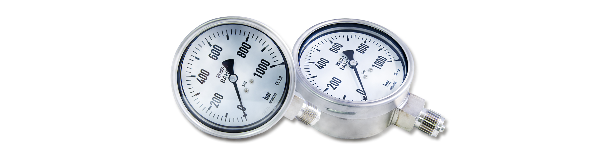 Hydraulikmanometer in verschiedenen Ausführungen